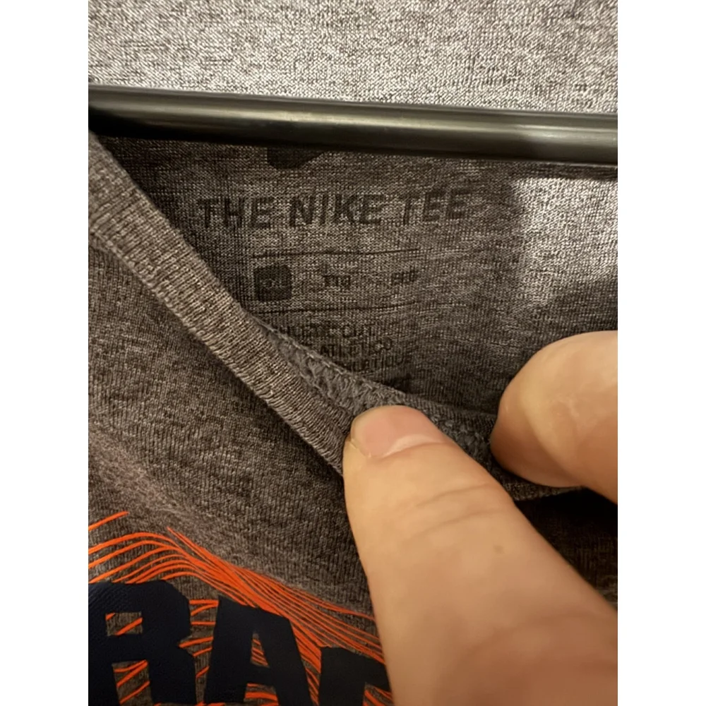 Syracuse Orangemen Nike L/S Logo T-Shirt Men's XXL Gray